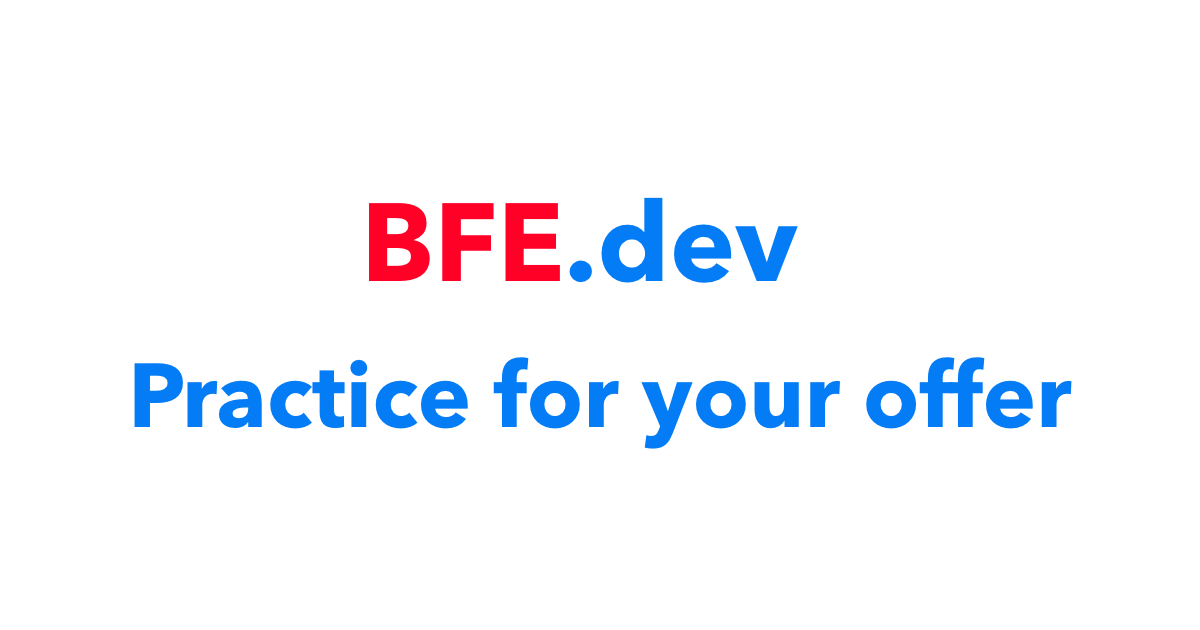 BFE.dev preview