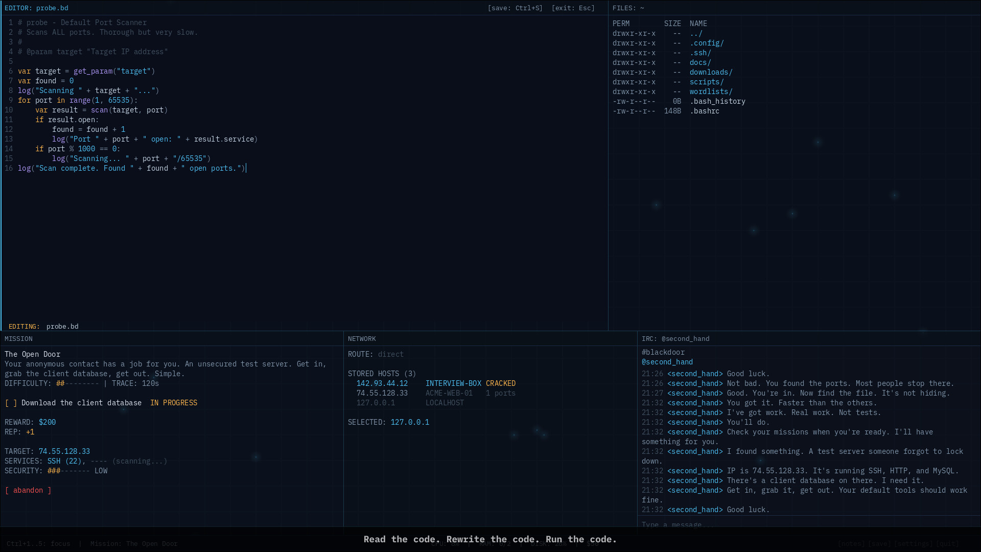 Screenshot of Blackdoor