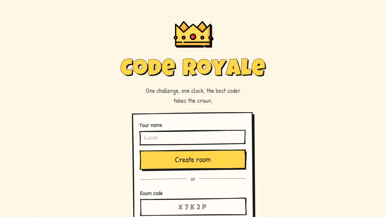 Screenshot of Code Royale
