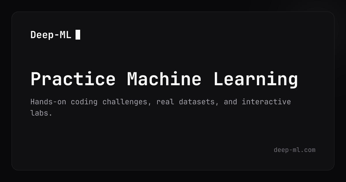 Deep-ML preview