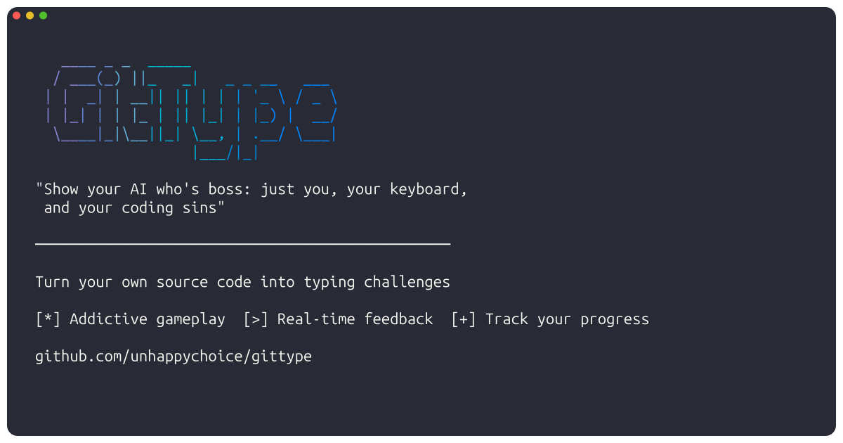 GitType preview