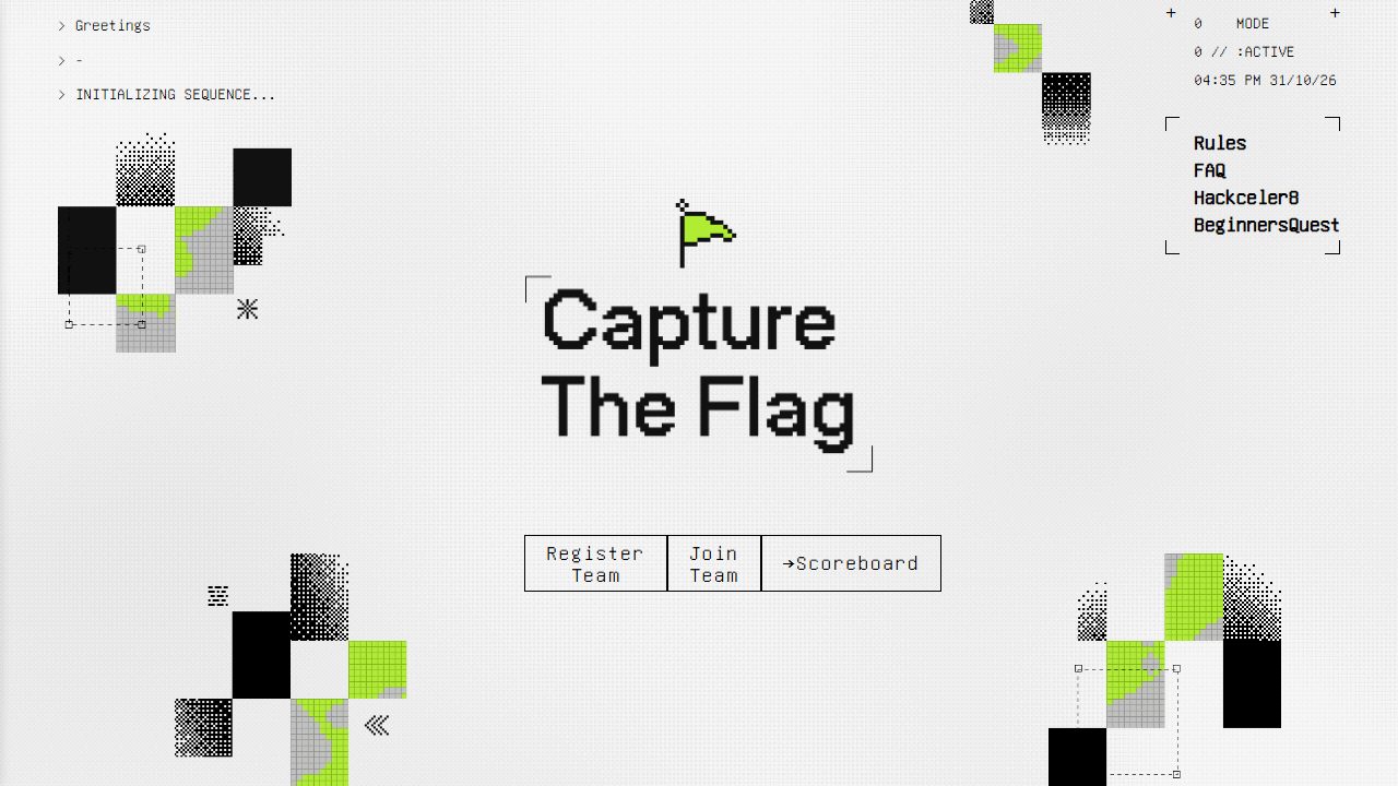 Screenshot of Google CTF