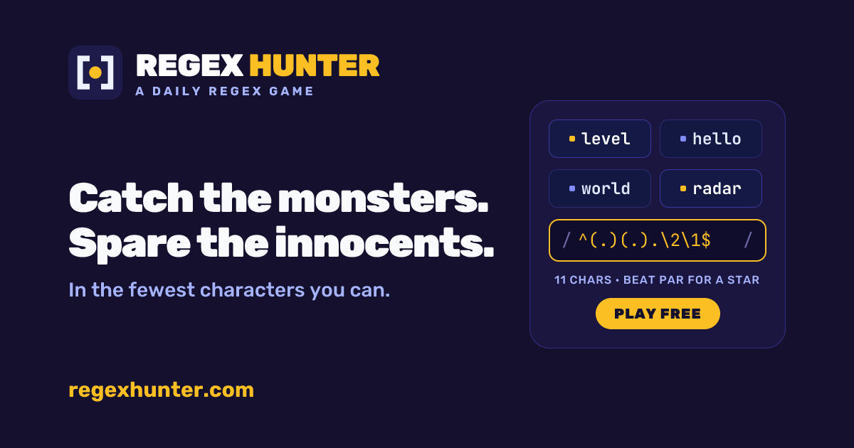 Regex Hunter preview