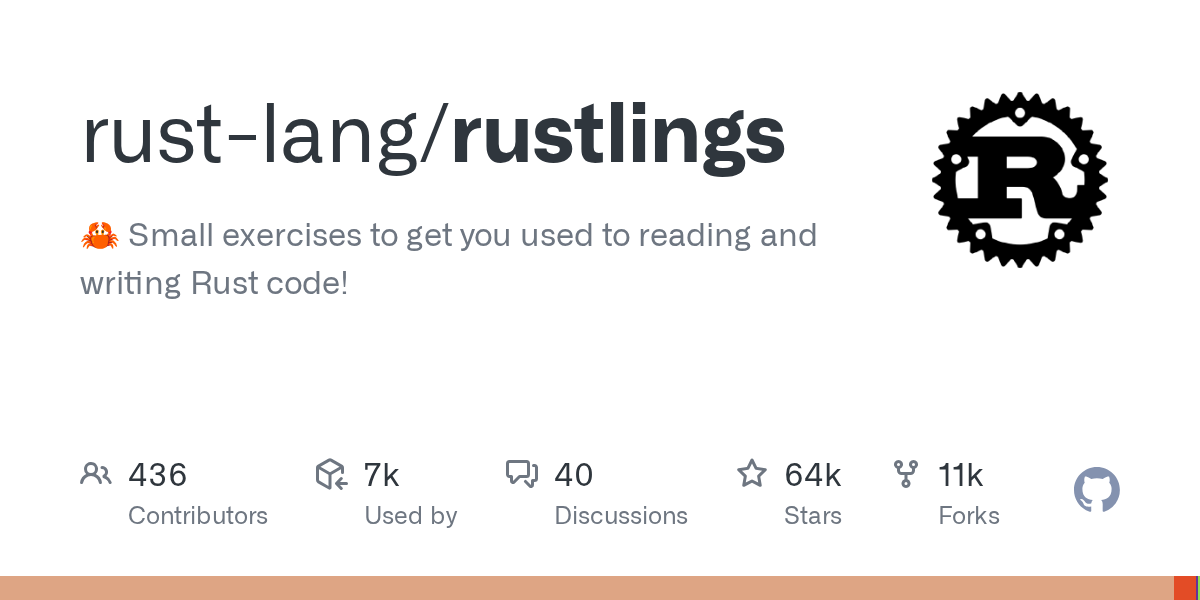Rustlings preview